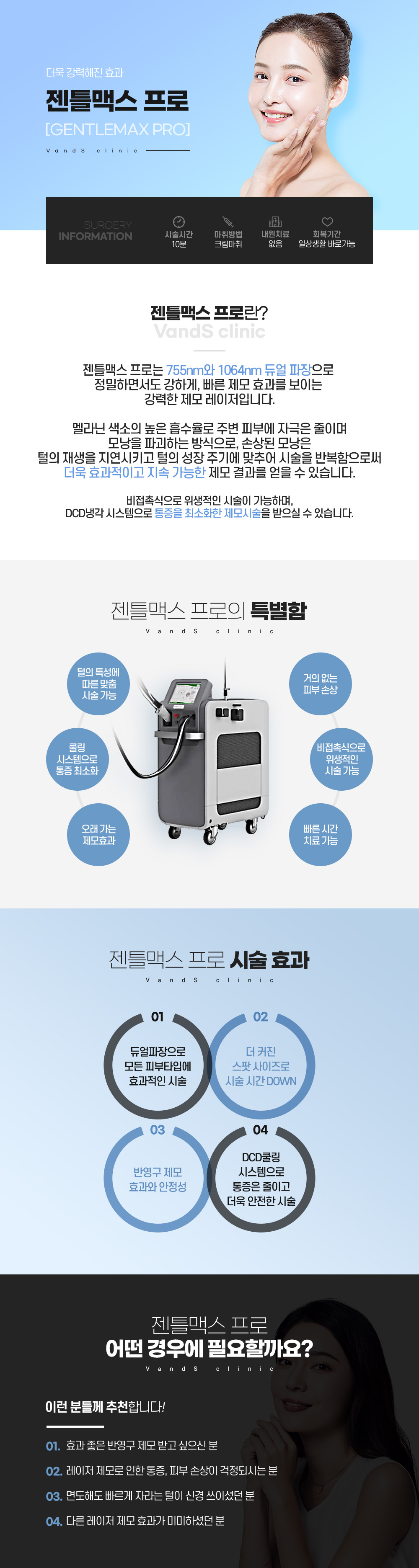 젠틀맥스프로플러스 여성 제모 시술안내 이미지1