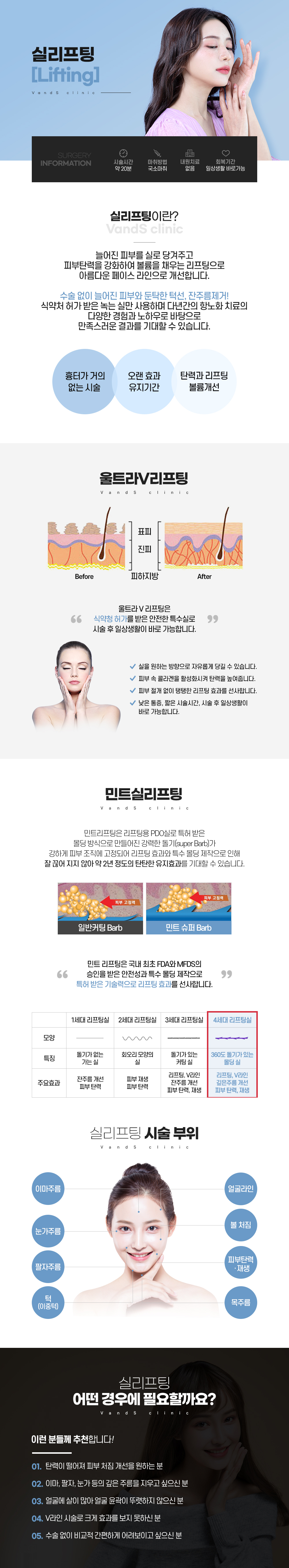 실리프팅 시술안내 이미지1